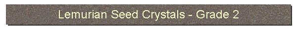 Lemurian Seed Crystals - Grade 2